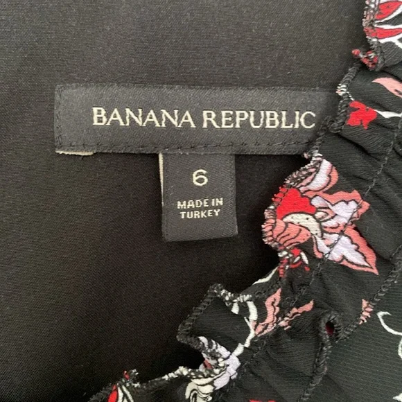 BANANA REPUBLIC long sleeve floral dress - Picture 2 of 10